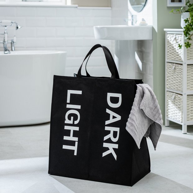 Argos Home 2-in-1 cotton laundry bag 82L, imported from the UK