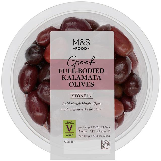 M&S Full-Bodied Greek Kalamata Olives   260g