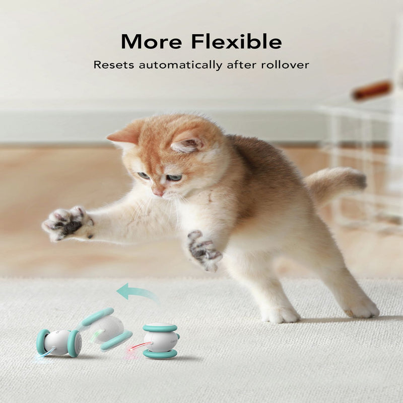 PETLIBRO Pixie Mouse cat toy with rolling lights and self-righting design (British brand)