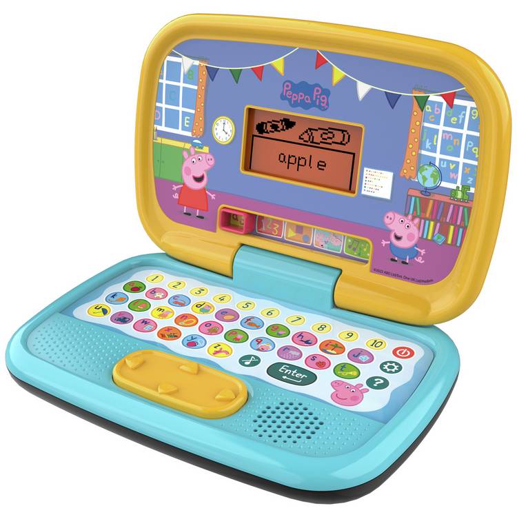 Vtech Peppa Pig Laptop with 15 learning games - British product