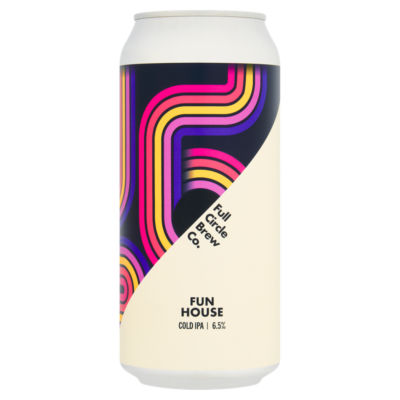 Full Circle Fun House Cold IPA 440ml (British brand)