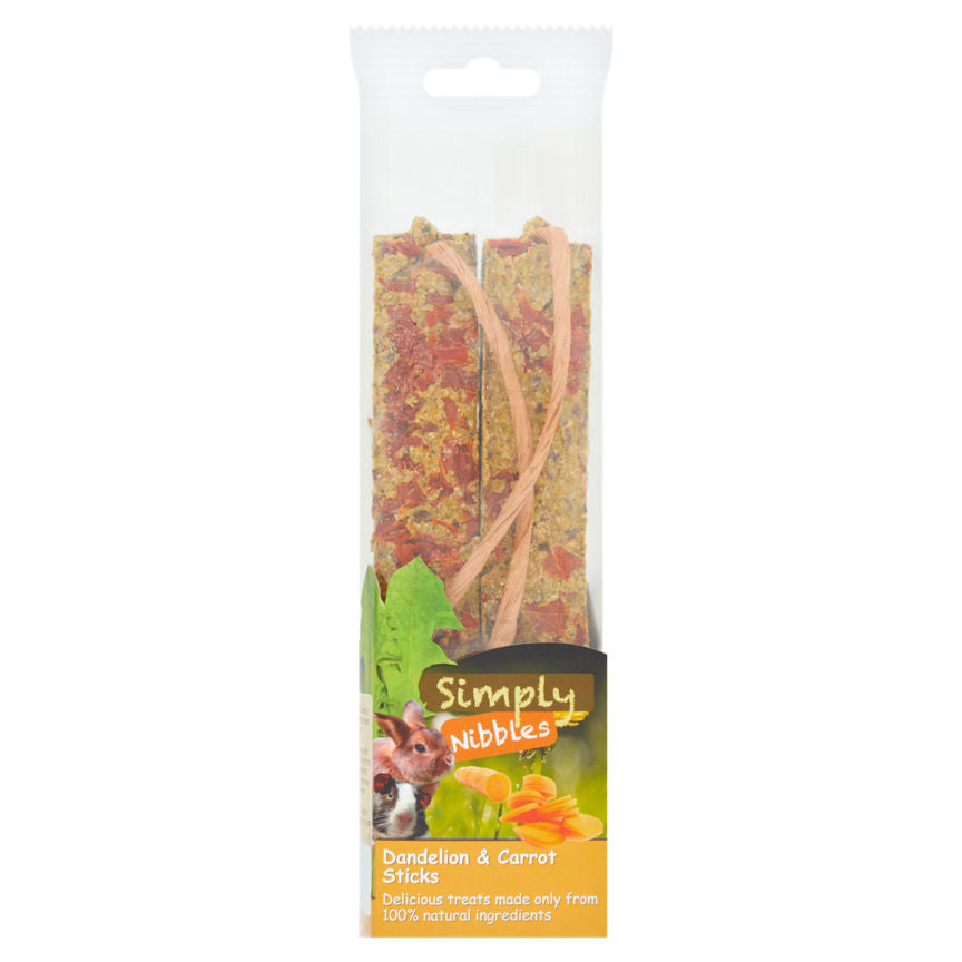 Simply Nibbles Dandelion & Carrot Sticks 140 g GOODS ASDA   