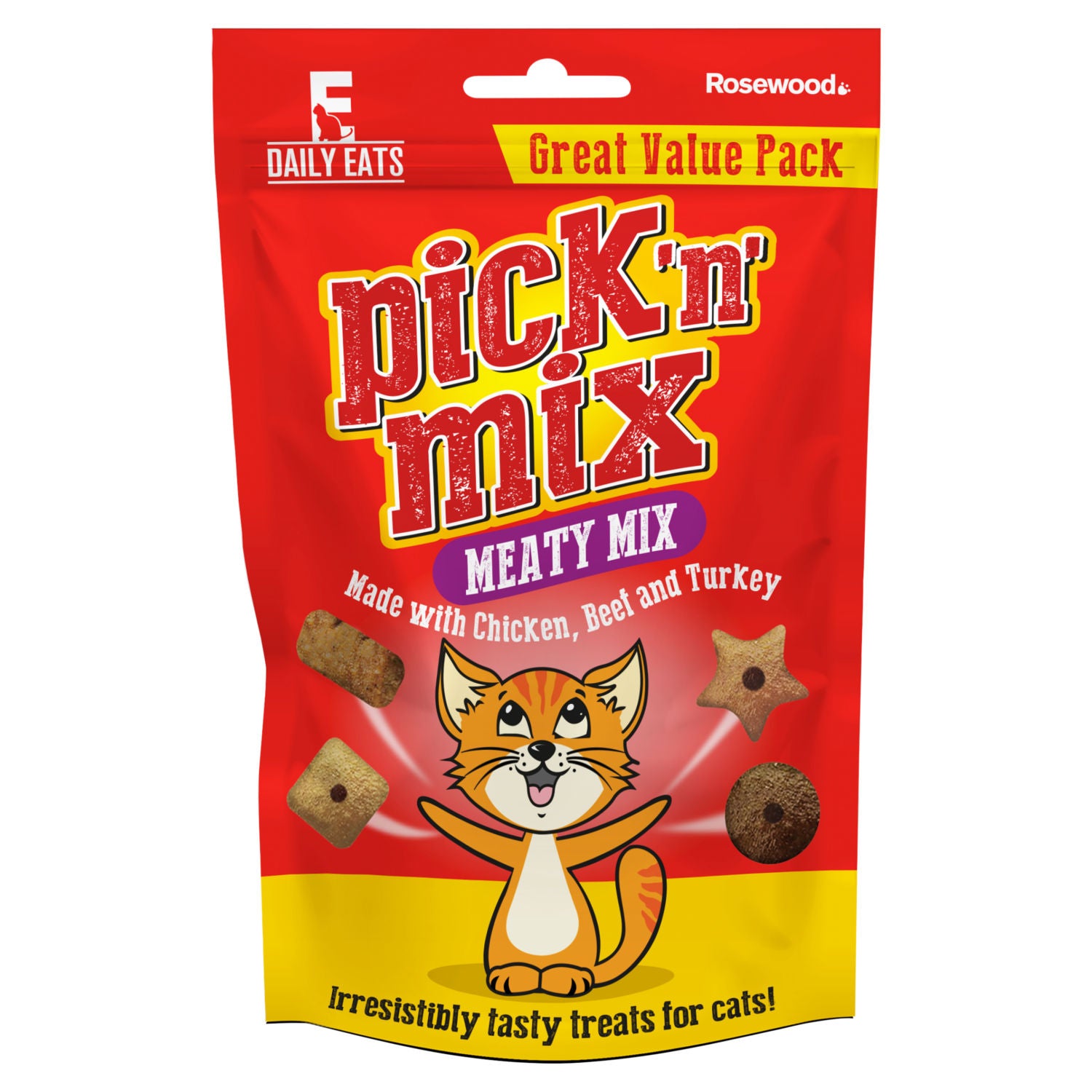 Rosewood Meaty Mix cat treats 180g (British brand)