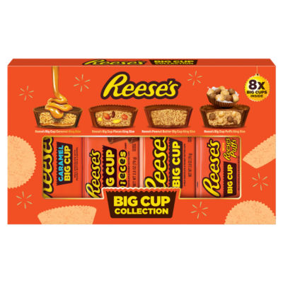 Reese's Big Cup Collection 305g with four peanut butter flavors (British brand)