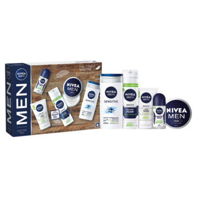 NIVEA MEN sensitive skincare gift set (British brand)