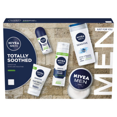 ASDA NIVEA MEN Totally Soothed Sensitive Skincare Gift Set- Buy online at McGrocer