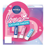 Nivea lip balm gift set Love Lip Care Treats 3 lip balms, UK version
