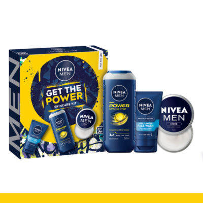 Nivea Men skincare gift set trio, UK version