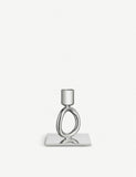 Christofle Vertigo 1-ring silver-plated candlestick 10cm, UK version