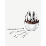 Christofle Mood silver-plated cutlery set of 24, imported from the UK