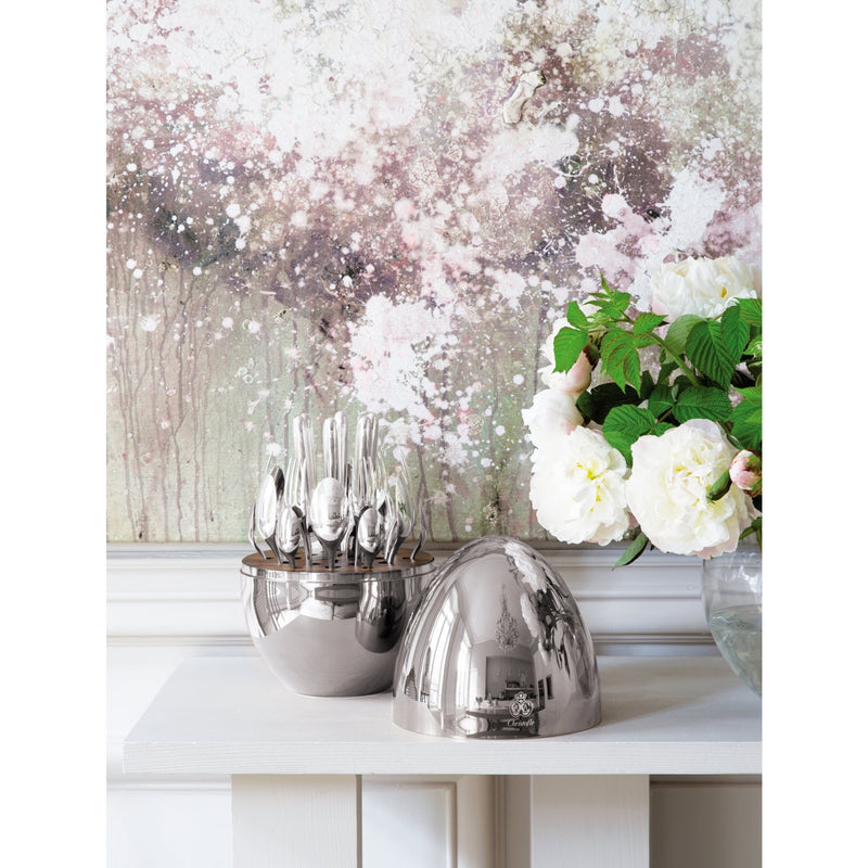 Christofle Mood silver-plated cutlery set of 24, imported from the UK