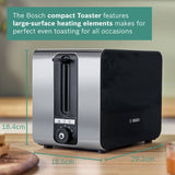 Bosch Sky Styline 2 slice toaster, imported from the UK