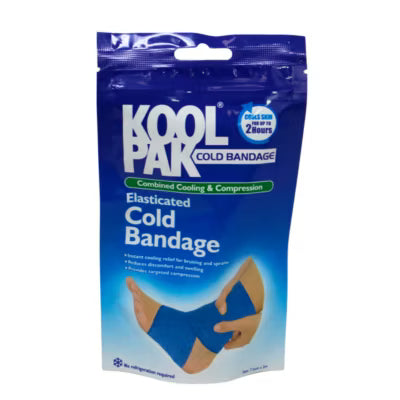 Koolpak Elasticated Cold Bandage 7.5cm x 2m, UK version