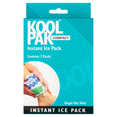 Koolpak Compact 2 instant ice pack 15x15cm, UK version