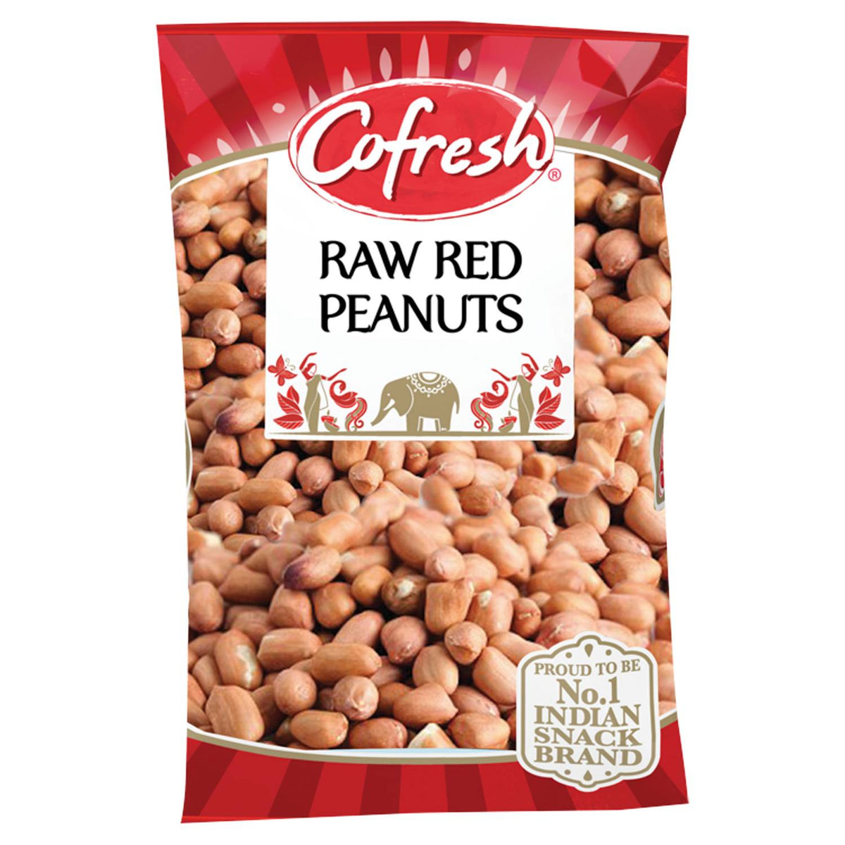 Cofresh raw red peanuts 500g, UK version