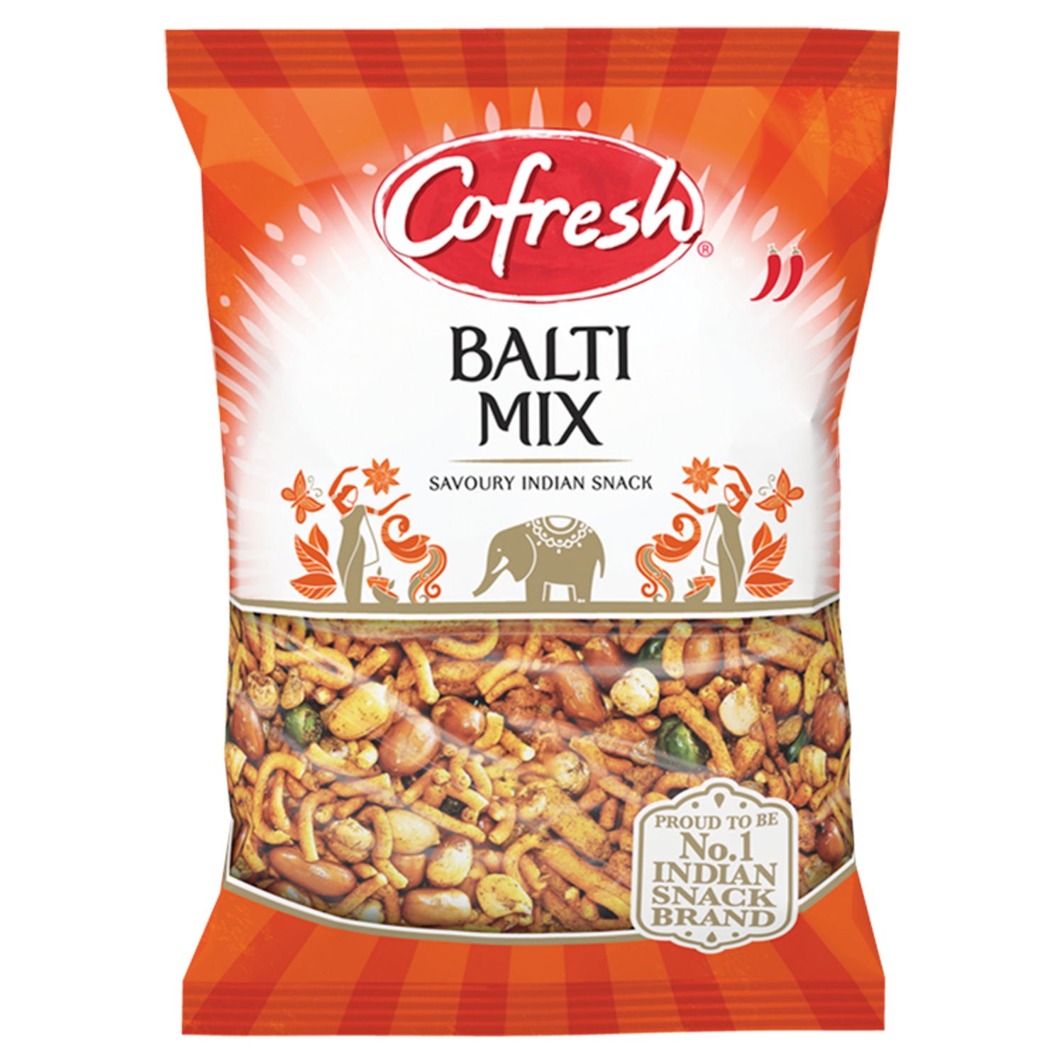 Cofresh Balti Mix savoury Indian snack 325g, UK version