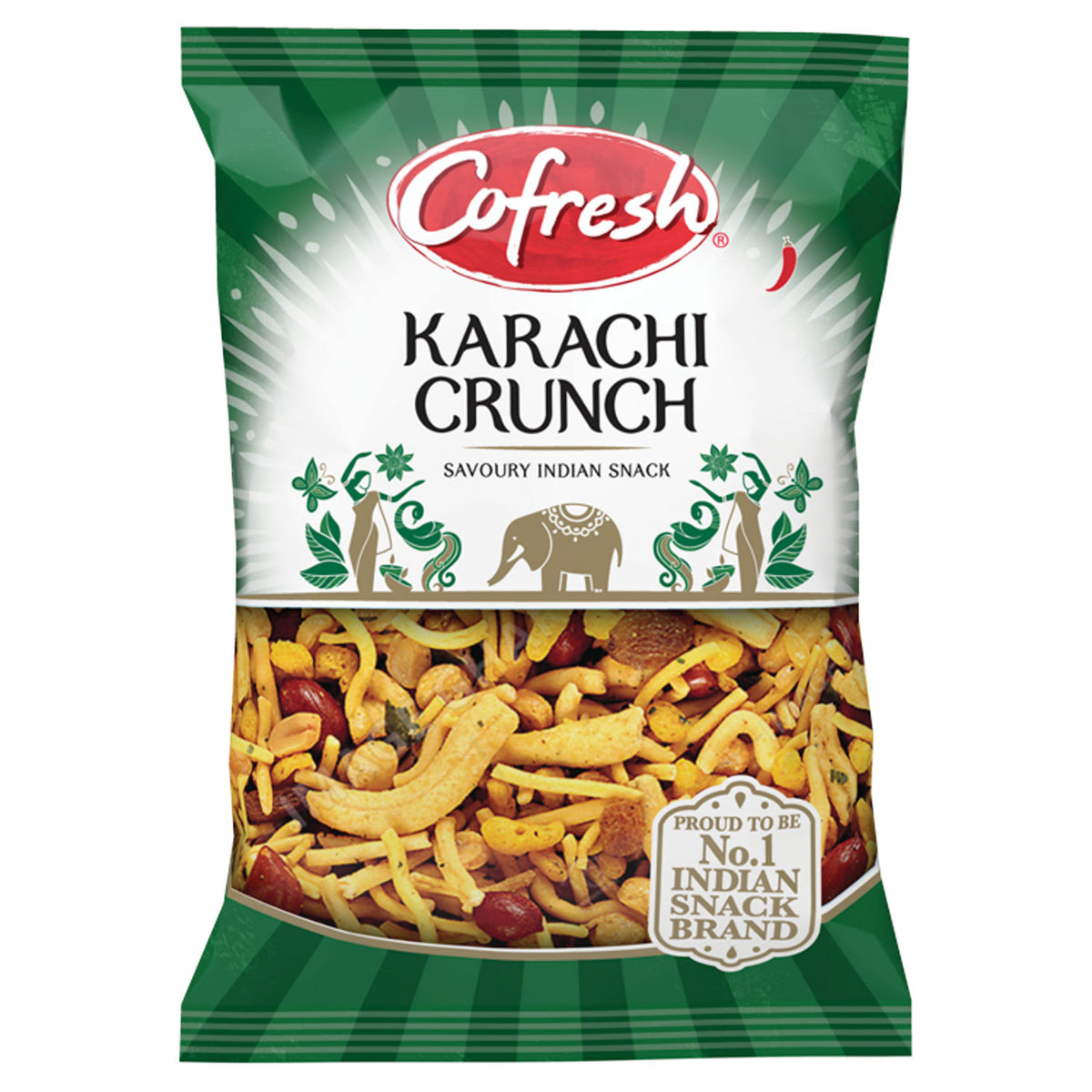 Cofresh Karachi Crunch savoury Indian snack 325g (British brand)