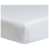 Home Essentials brushed white fitted sheet single - British product