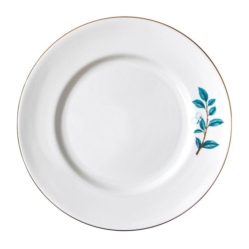 Fortnum's Camellia White bone china plate large - British product