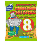 Golden Cross Johnny's onion rings maize snack 8x12g (British brand)