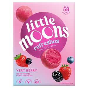 Little Moons Vegan Very Berry Mochi Sorbet 6 x 32g, UK version