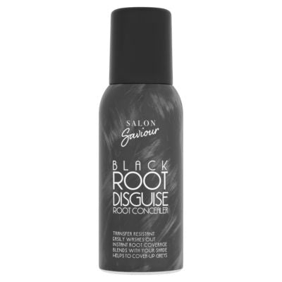 ASDA Salon Saviour Black Root Disguise Temporary Hair Colour Spray 100ml- Buy online at McGrocer