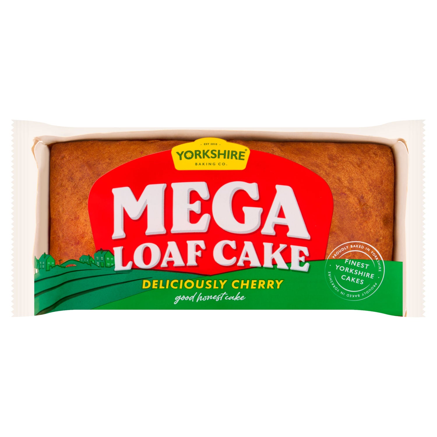 Yorkshire Baking Company cherry Mega Loaf cake - UK version