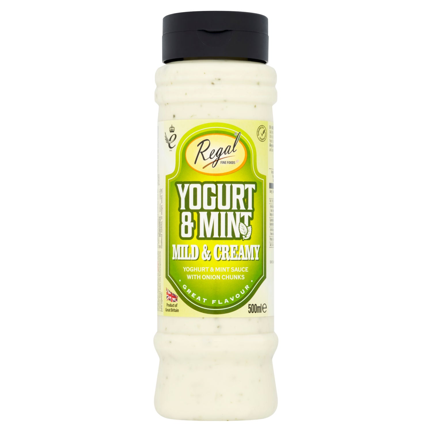 Regal Yogurt & Mint Sauce 500ml, imported from the UK