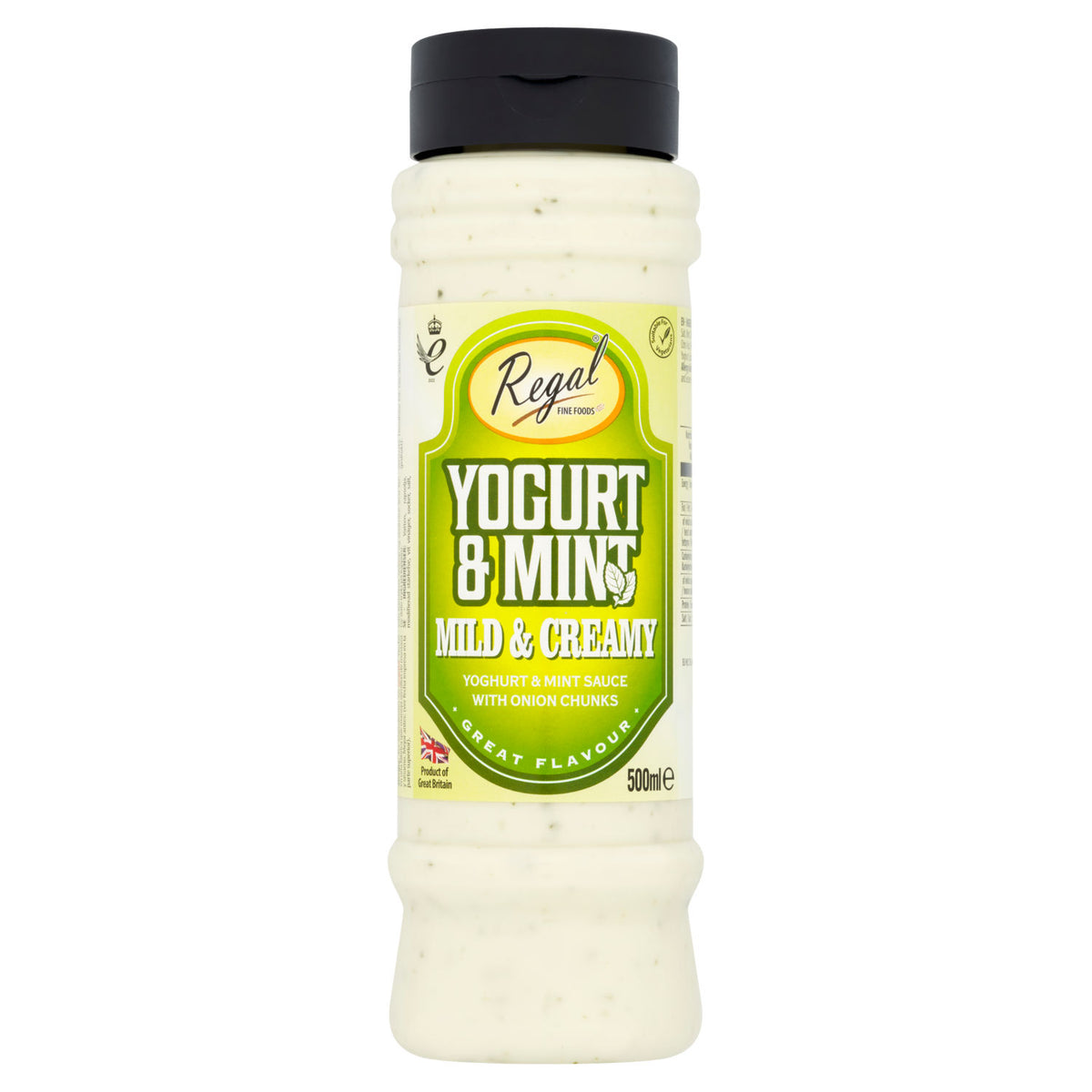Regal Yogurt & Mint Sauce 500ml, imported from the UK