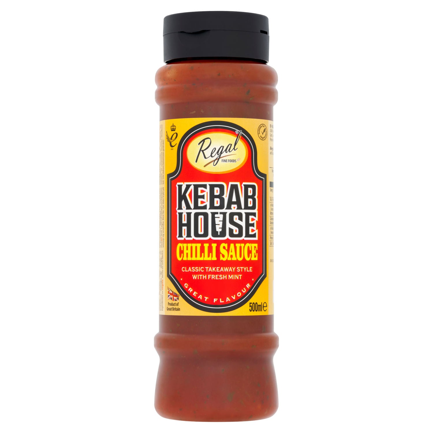 Regal Fine Foods Kebab House chilli sauce 500ml, UK version
