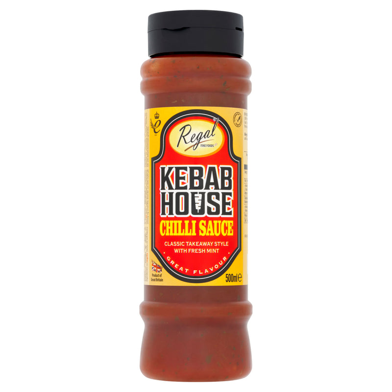 Regal Fine Foods Kebab House chilli sauce 500ml, UK version