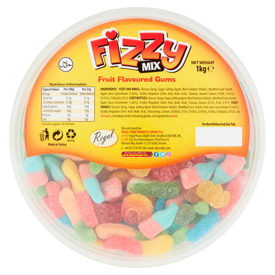 ASDA Regal Fizzy Mix Fruit Flavoured Gums 1 kg- Buy online at McGrocer