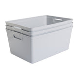 Argos Home storage boxes grey set of three 11L (British brand)