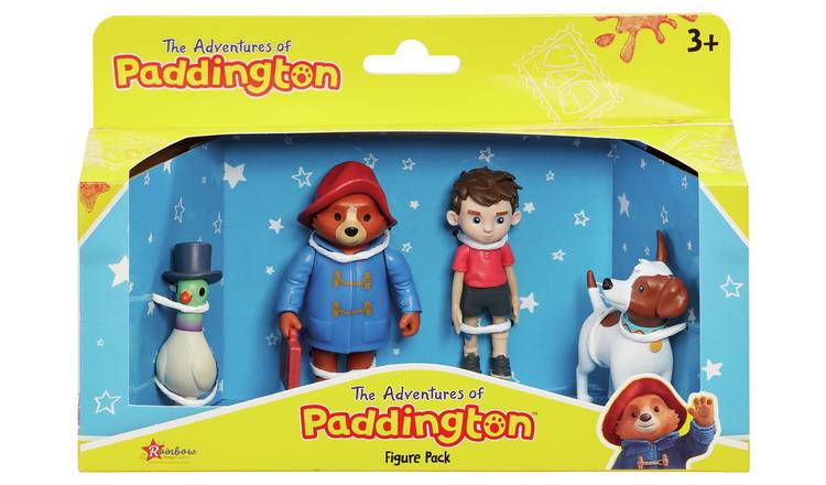 Rainbow Designs Paddington figure set with 4 characters, imported from the UK