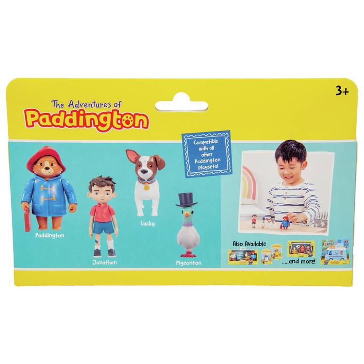 Rainbow Designs Paddington figure set with 4 characters, imported from the UK