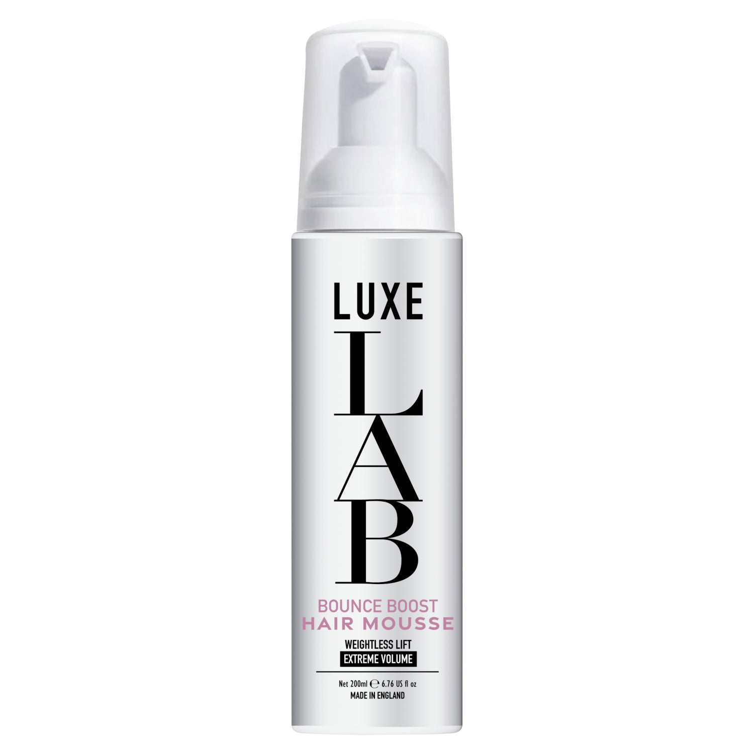 Luxe Lab Bounce Boost hair mousse 200ml, imported from the UK