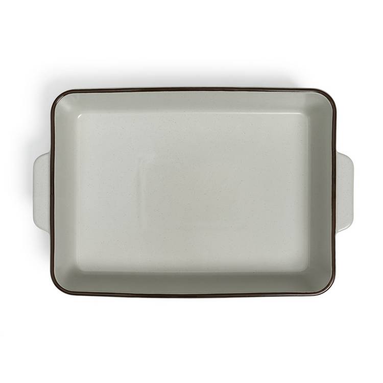 Habitat ceramic roaster speckle 29cm, imported from the UK