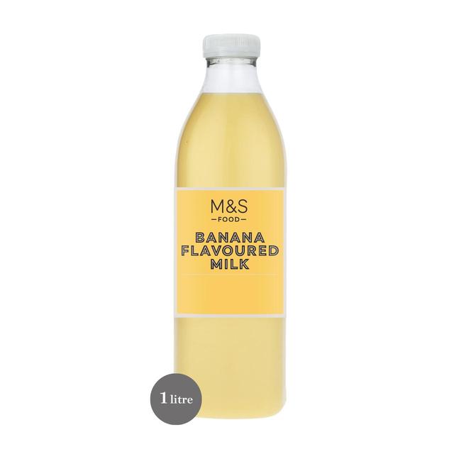 M&S Banana Flavoured Milk   1L GOODS M&S   