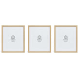 Habitat oak effect picture frames set of 3 (British brand)