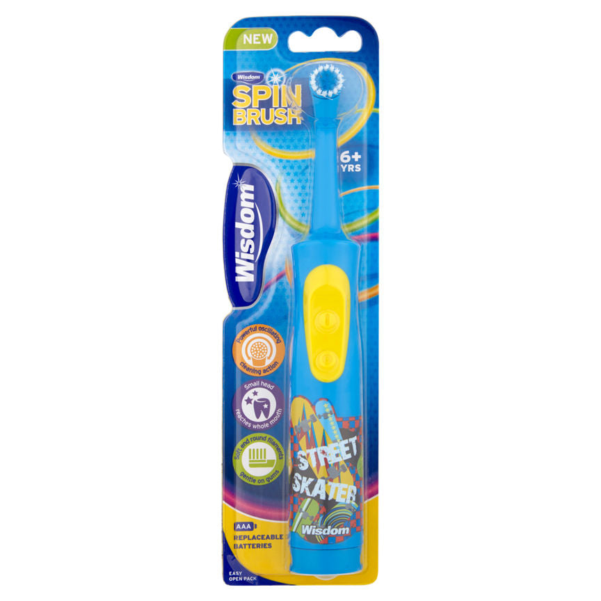 Wisdom Spin Brush Junior 6+ Years GOODS ASDA   