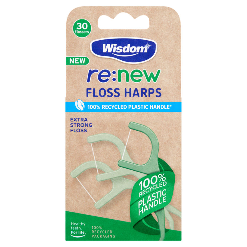 Wisdom re:new 30 Extra Strong Floss Harps