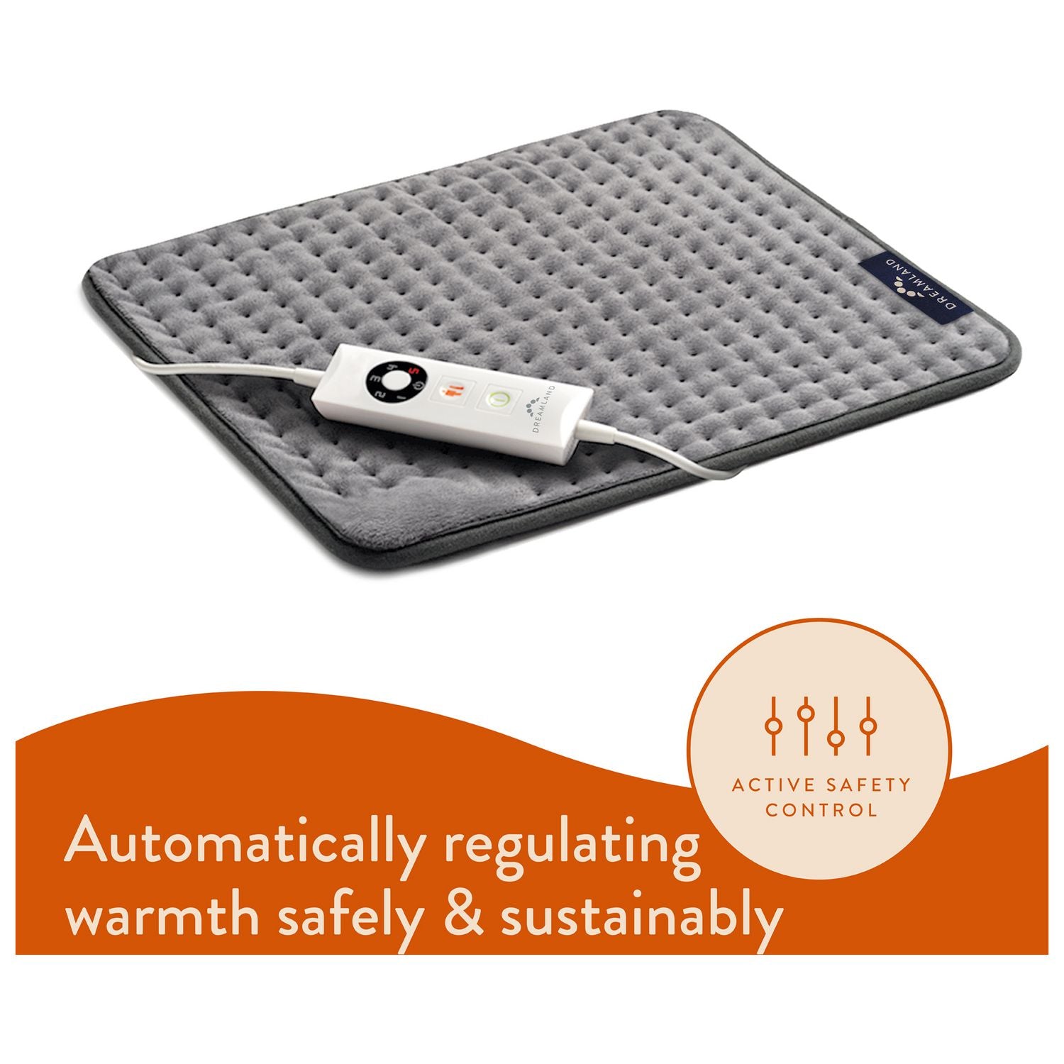 Dreamland Intelliheat heat pad Grey, UK version