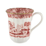 Spode 1770 Italian cranberry mug 340ml (British brand)