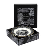 Spode 1770 Italian black fine bone china plate (British brand)