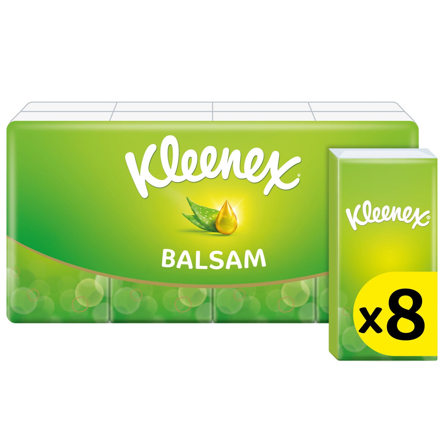 Kleenex Balsam Pocket Tissues 8 Pocket Pack