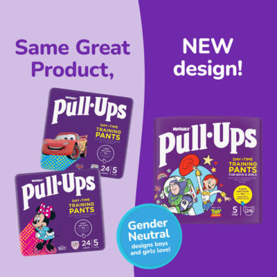 Huggies Pull-Ups Tag-Trainingshosen für Jungen & Mädchen, Größe 5, 12 kg+