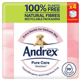 Andrex Pure Care Washlets Moist Toilet Tissue 4 Pack GOODS ASDA   