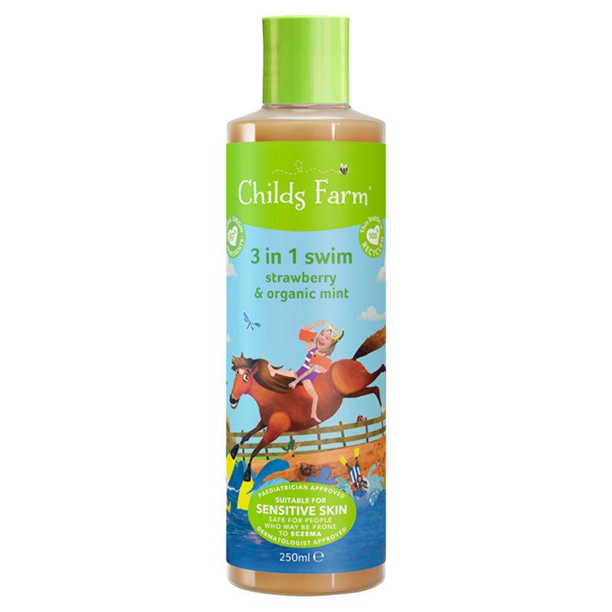 Childs Farm 3 in 1 Swim & Bath Strawberry & Organic Mint GOODS ASDA   