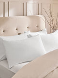 White Collection 1000 thread count sateen pillowcases set of 2, imported from the UK