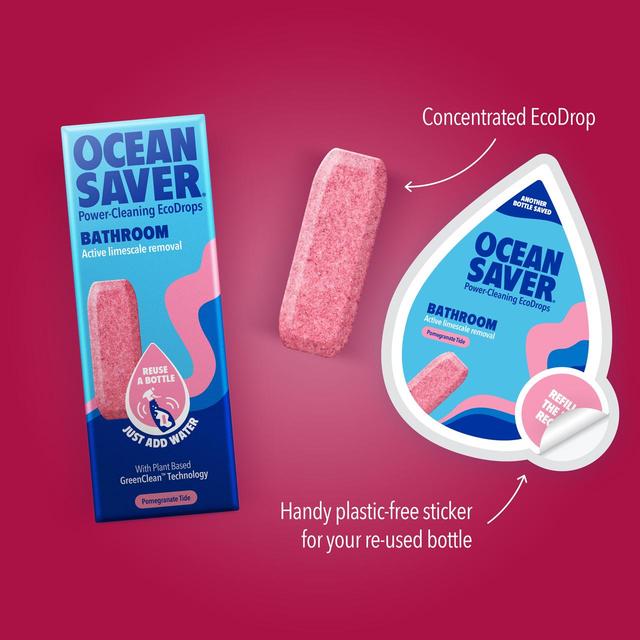 OceanSaver Bathroom Descaler EcoDrop Pomegranate Tide   10ml GOODS M&S   